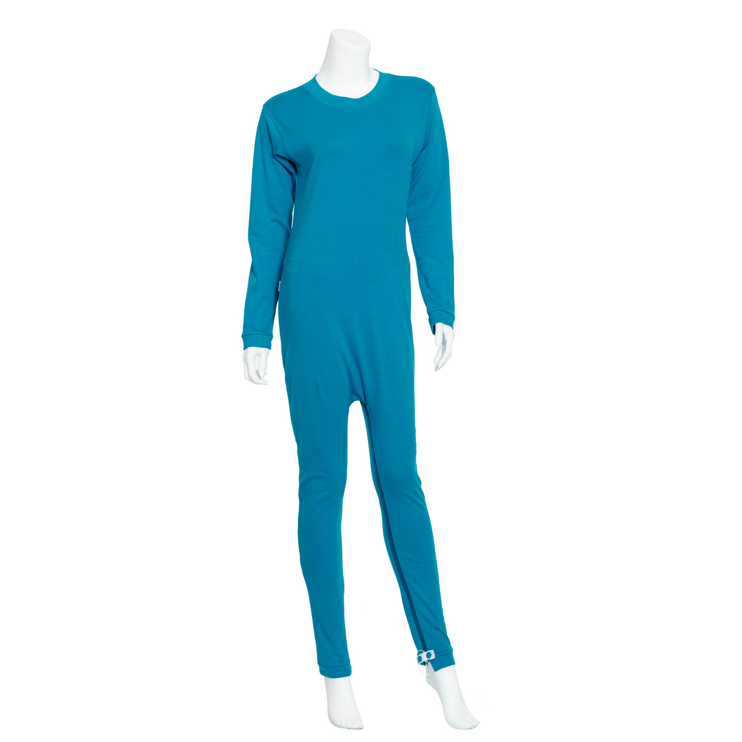suprima Pflegeoverall mit Fußteil (4709), Pflegeoverall, Blau, Produktbild