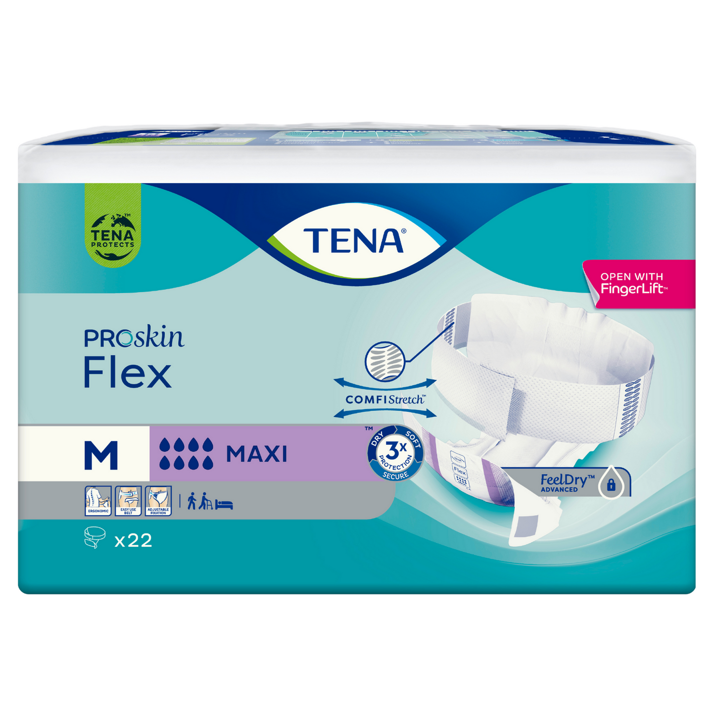 TENA Flex Maxi, Größe: M, Beutel 22 Stück