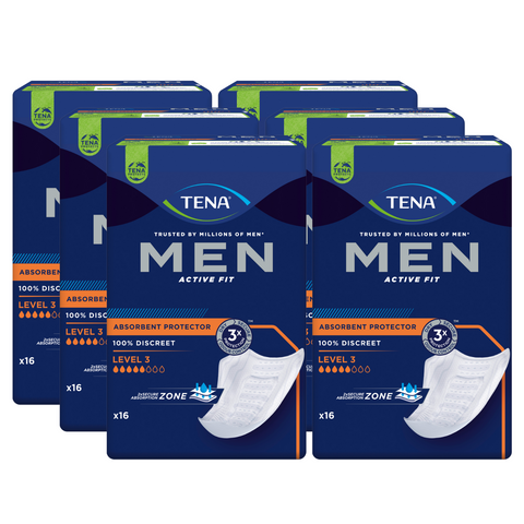 TENA Men Level 3, Sparpaket (6 x 16 Stück)
