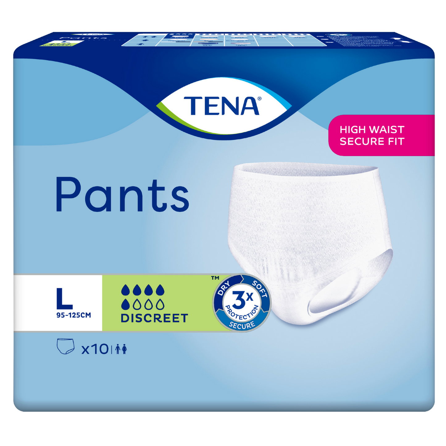 Tena pants discreet Größe: L Beutel 10 Stück