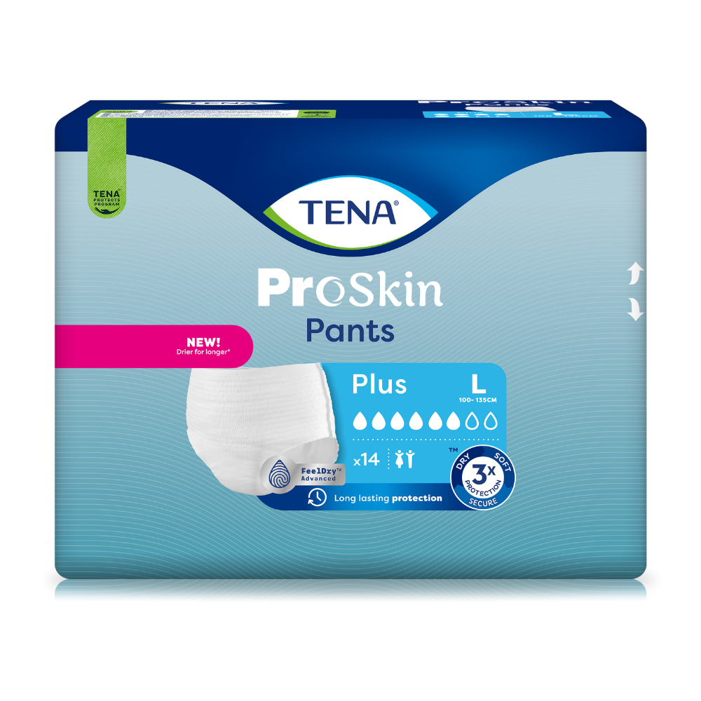 TENA Proskin Pants Plus, Größe: L, Beutel 14 Stück