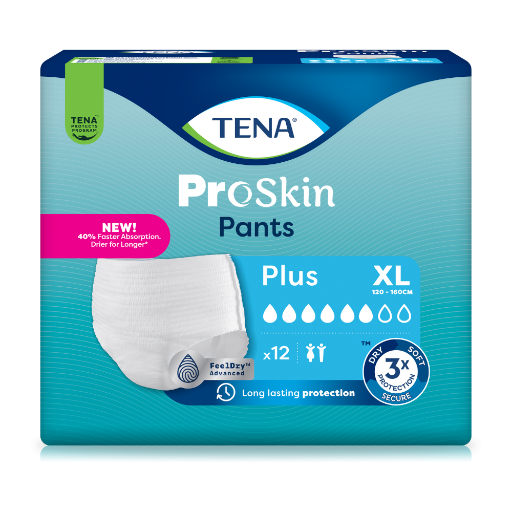 TENA Proskin Pants Plus, Größe: XL, Beutel 12 Stück