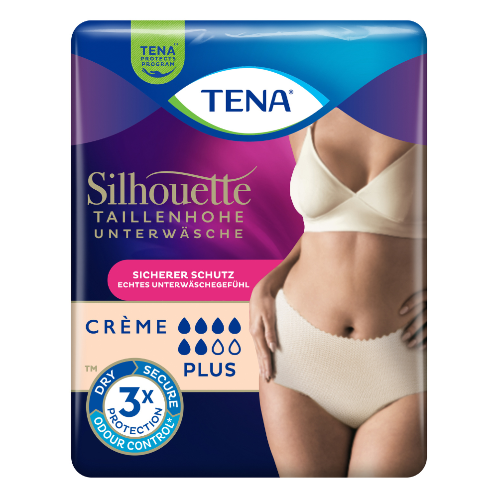 karl ess penispumpe TENA Silhouette Plus Creme M, L günstig kaufen • LiveoCare