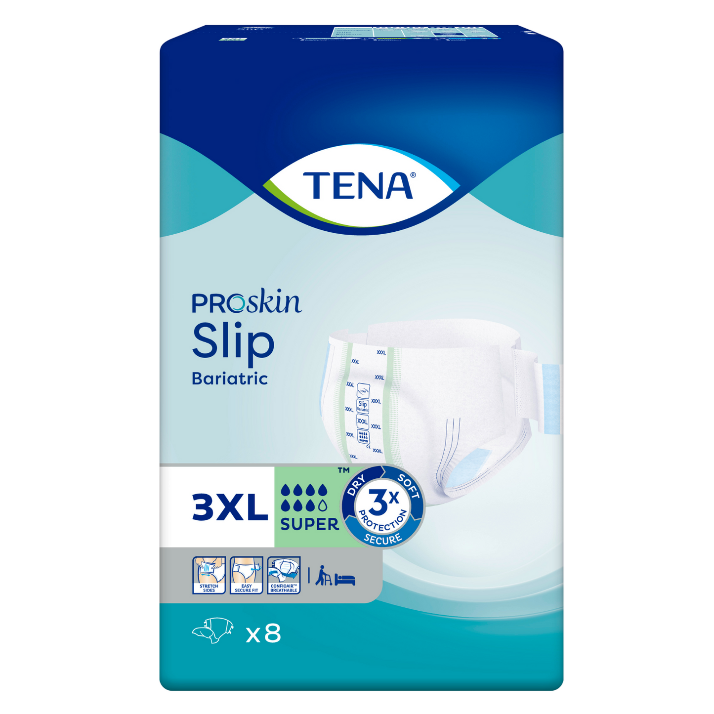 Tena Slip bariatric super Größe: 3XL Beutel (8 Stück)
