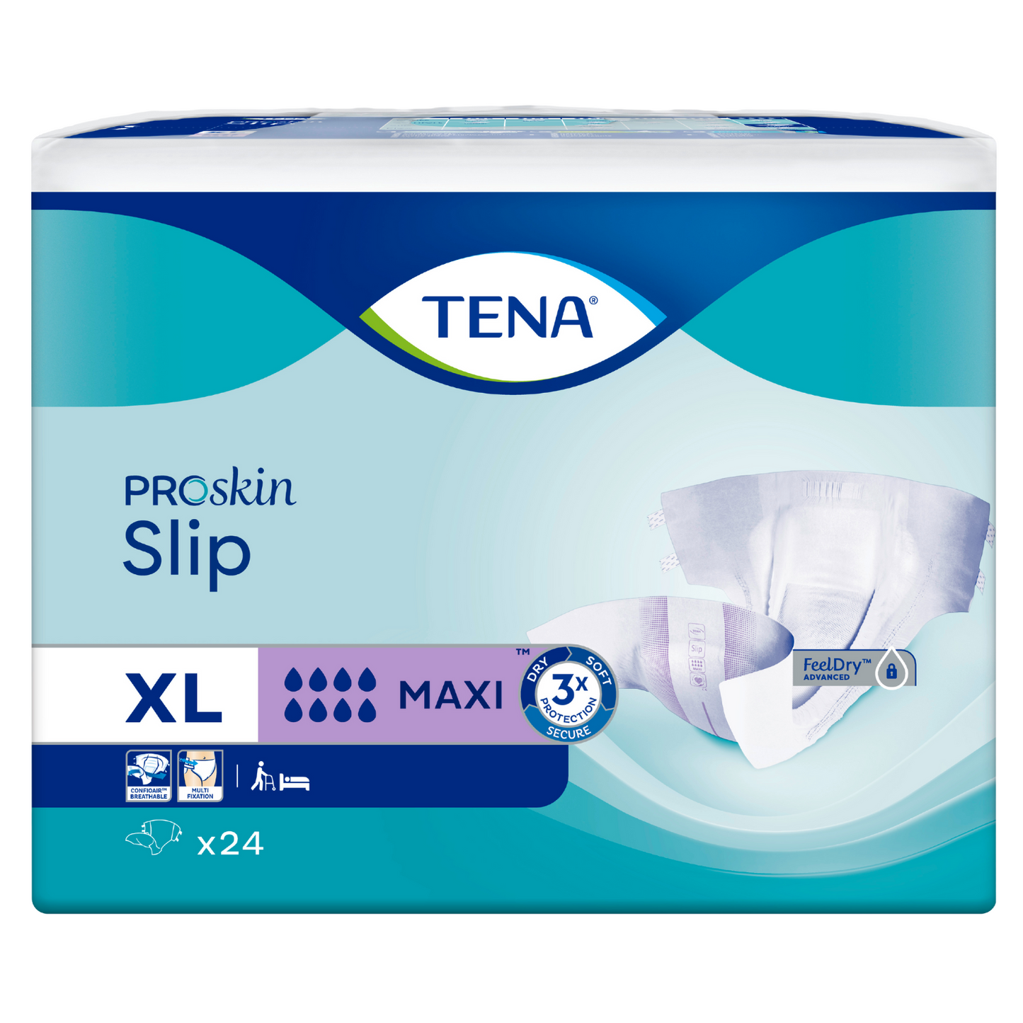 TENA Slip Maxi, Größe XL, Beutel 24 Stück