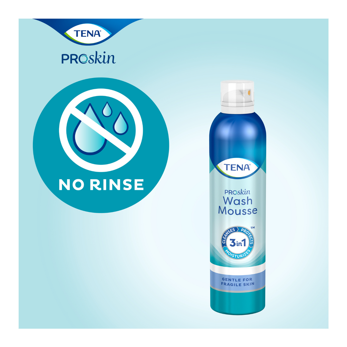 TENA Wash Mousse, Eigenschaften
