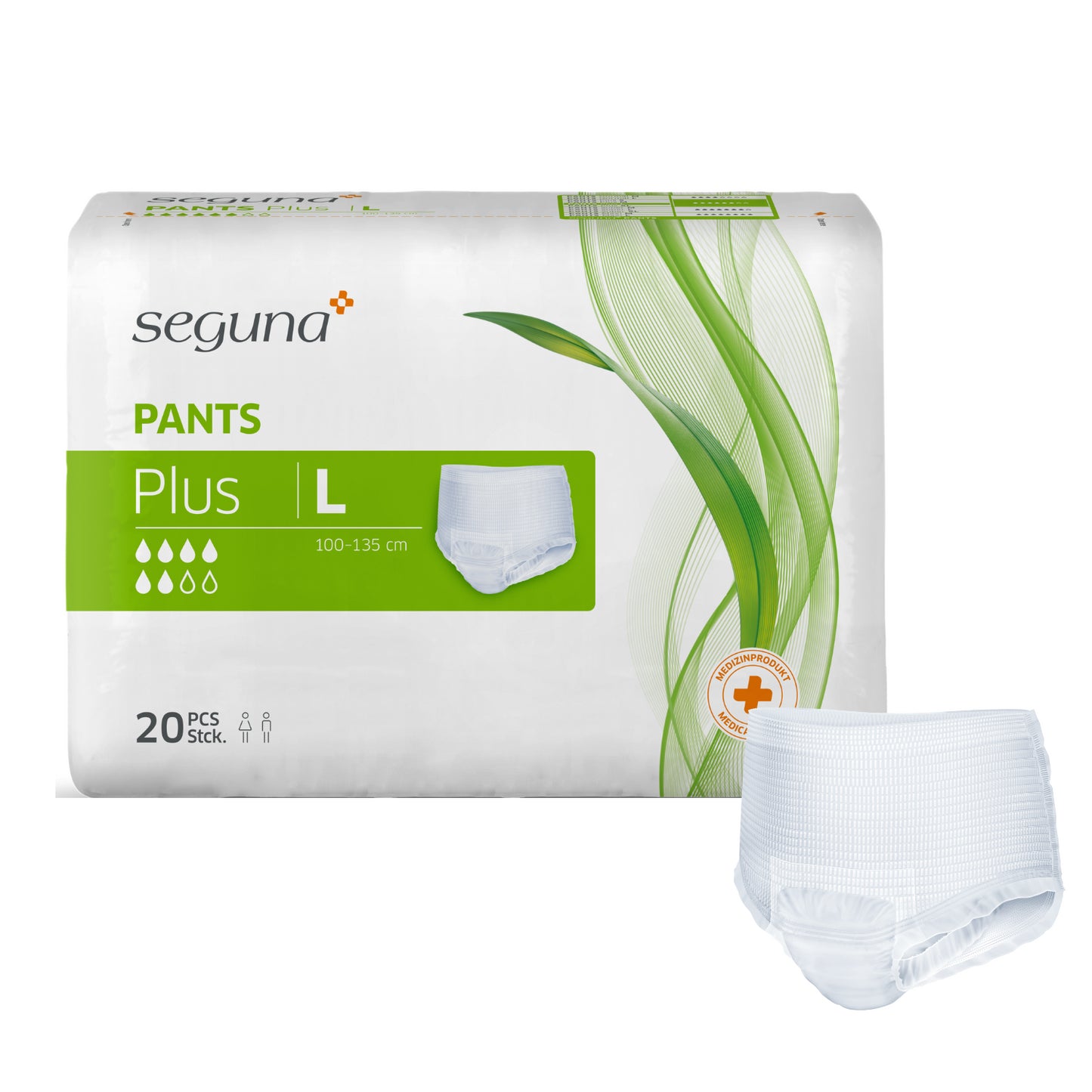 SEGUNA Pants Plus, Größe: L, Beutel 20 Stück
