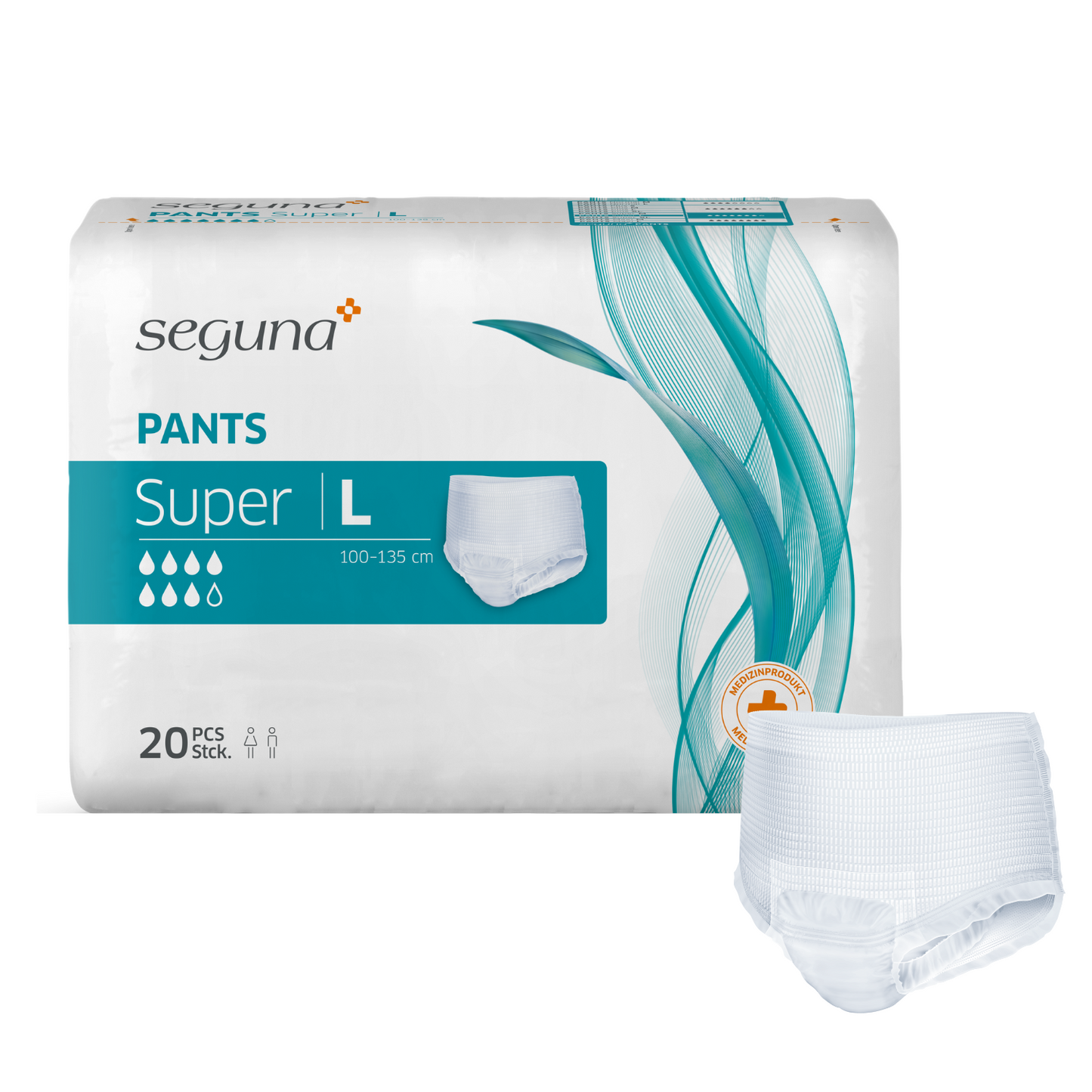 SEGUNA Pants Super, Größe: L, Beutel 20 Stück