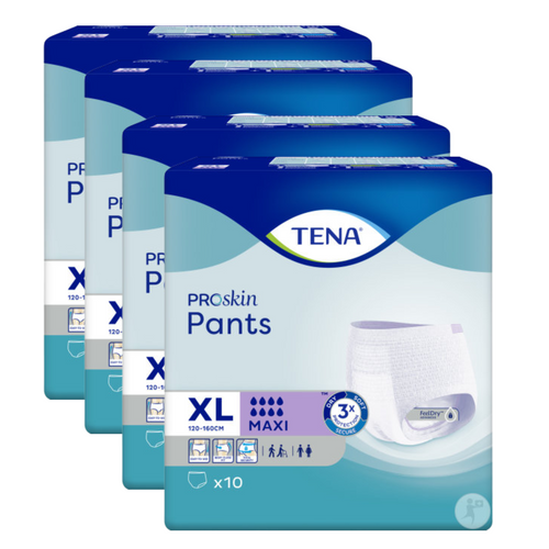 TENA Pants Maxi, Größe: XL, Sparpaket (4 x 10 Stück)