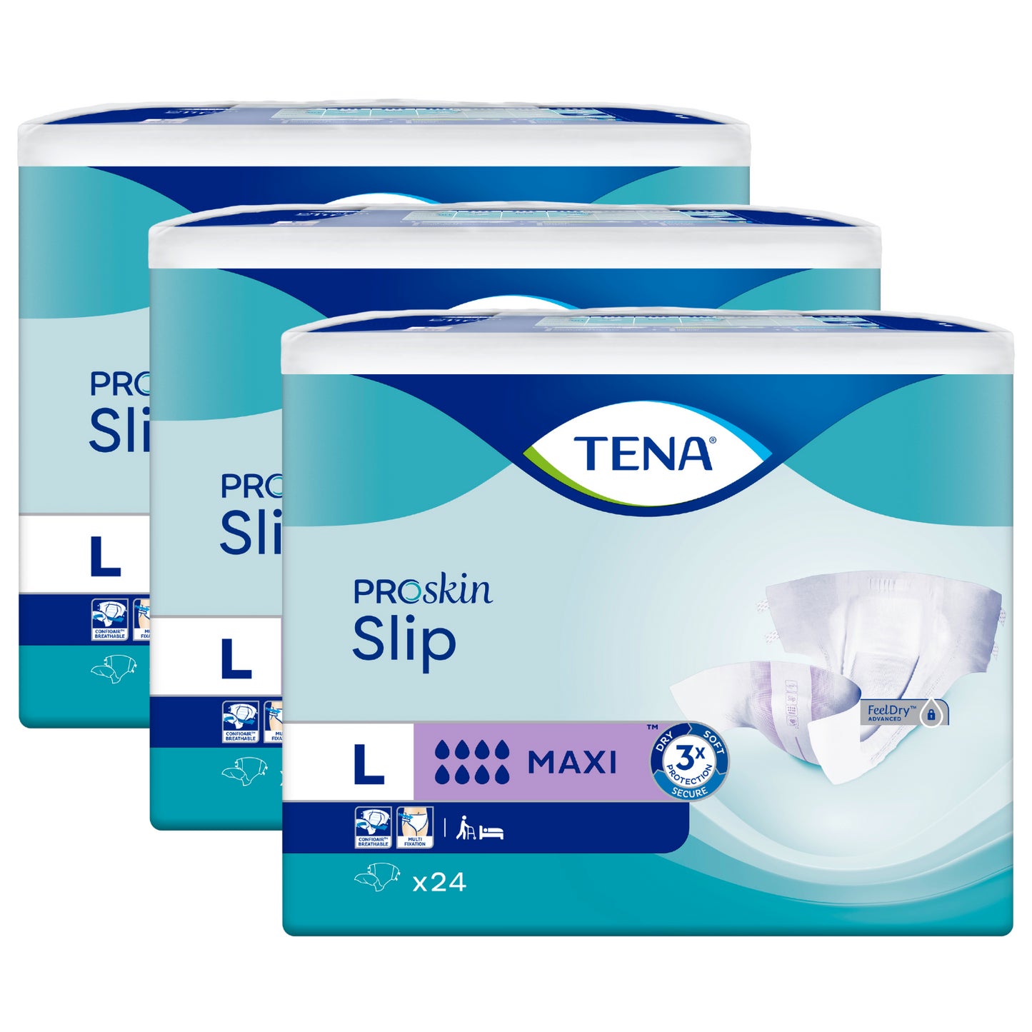 Tena Slip Maxi Größe: L, Sparpaket 3x24 Stück