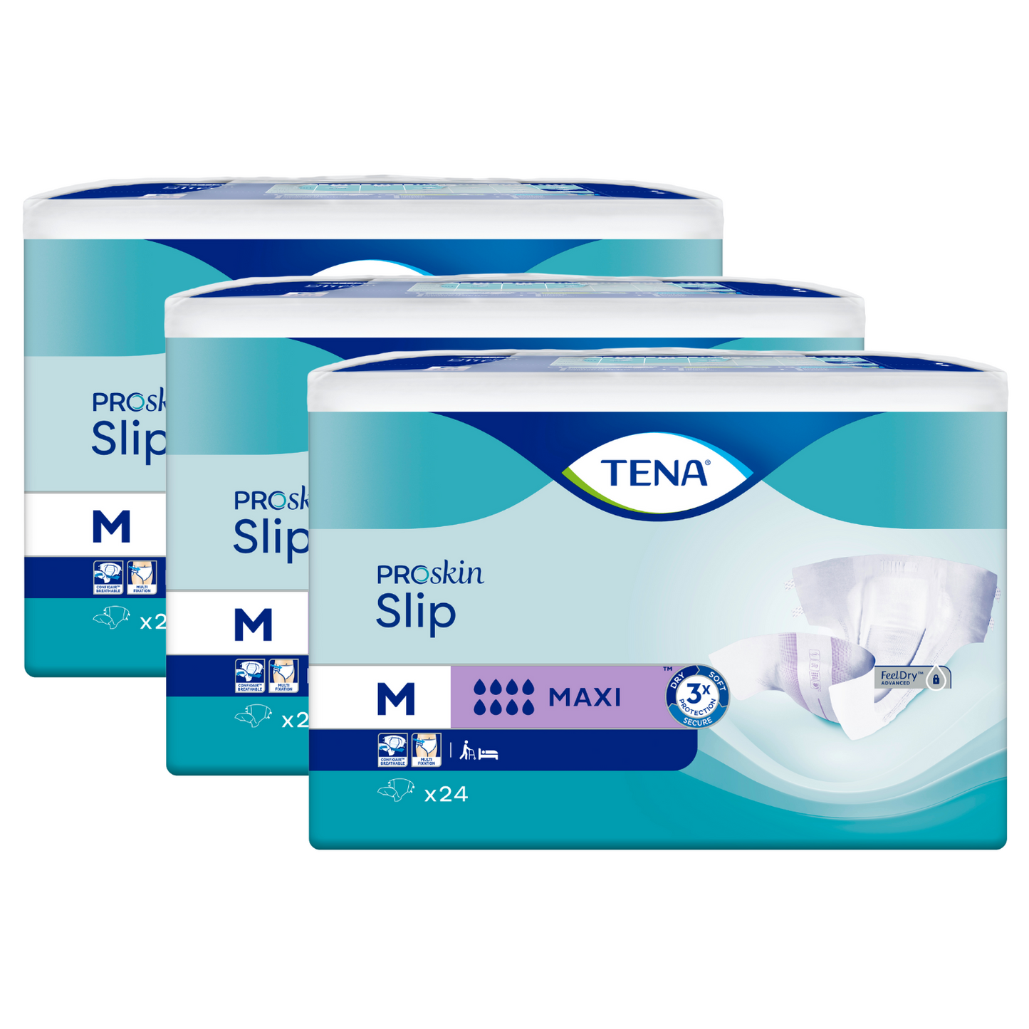 Tena Slip Maxi Größe: M, Sparpaket 3x24 Stück