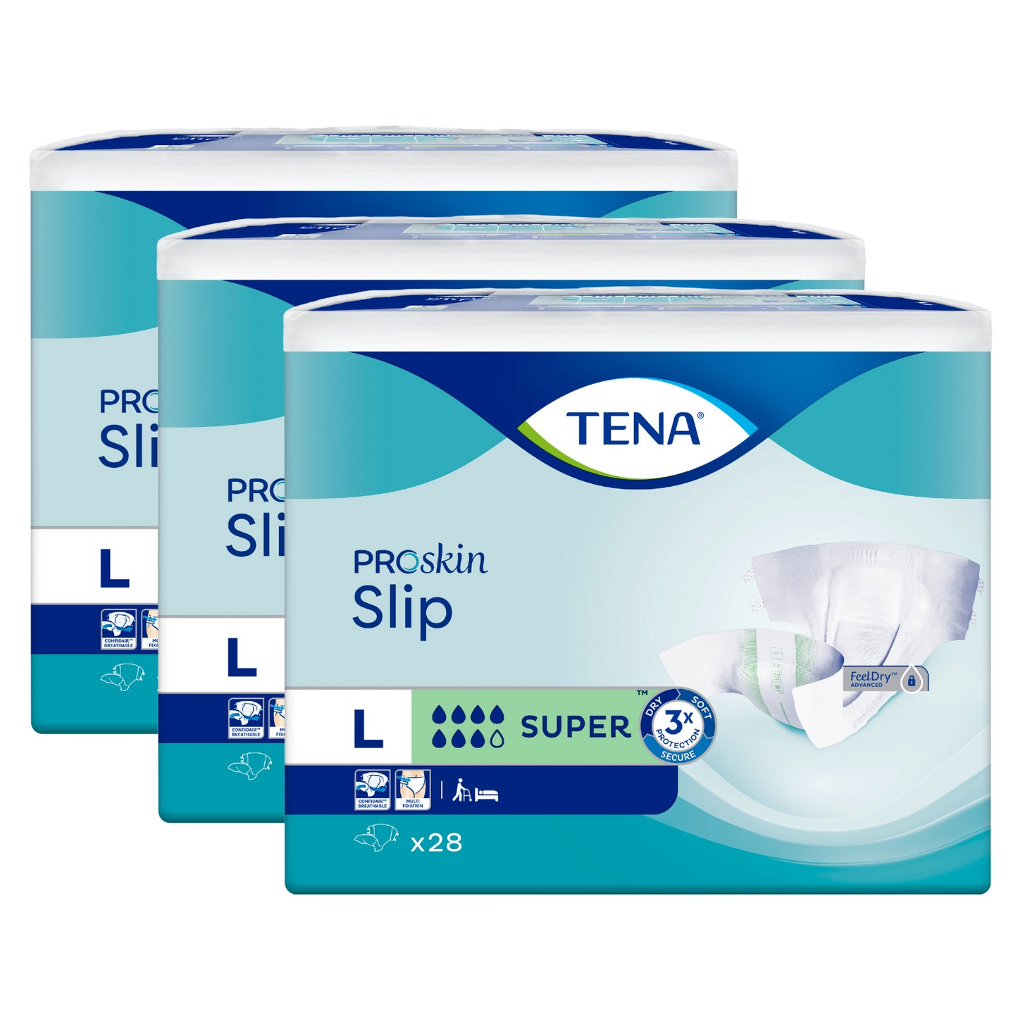 Tena Slip super Größe: L, Sparpaket 3x28 Stück