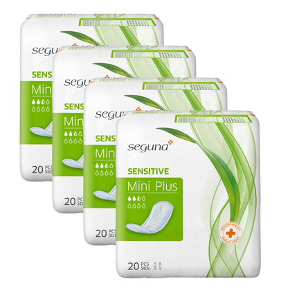 SEGUNA Sensitive Mini Plus, Sparpaket (4 x 20 Stück)