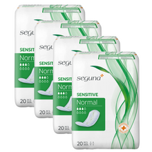 SEGUNA Sensitive Normal, Sparpaket (4 x 20 Stück)