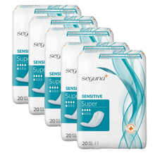 SEGUNA Sensitive Super, Sparpaket (5 x 20 Stück)