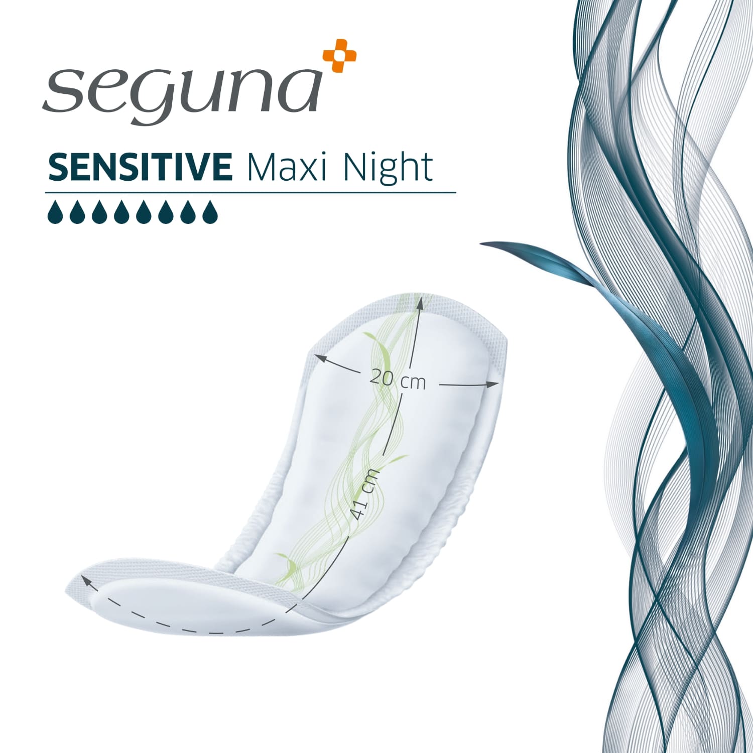 SEGUNA Sensitive Maxi Night, Einlage, Produktinformation
