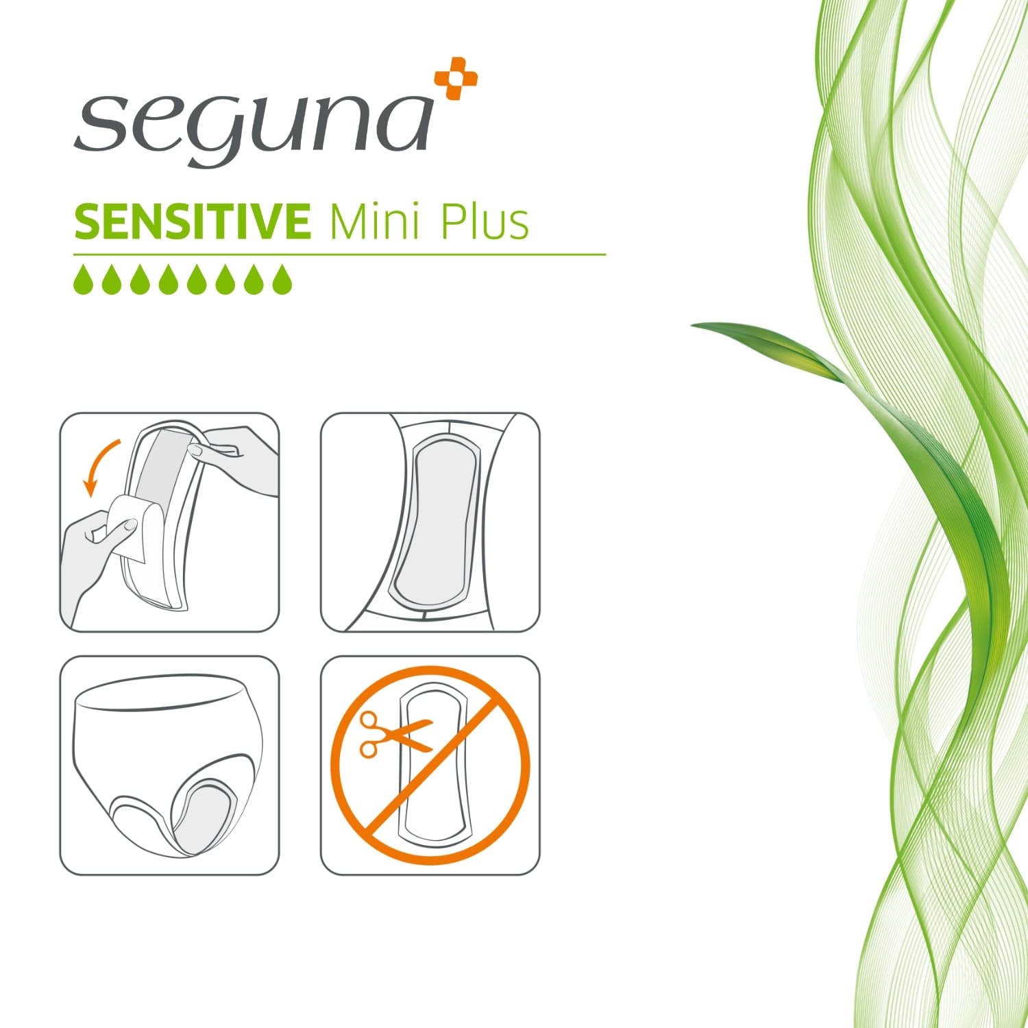 SEGUNA Sensitive Mini Plus, Beutel 20 Stück, Anleitung