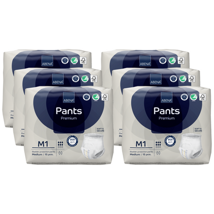 abena pants premium, Größe M1 Sparpaket 6x15 Stück 