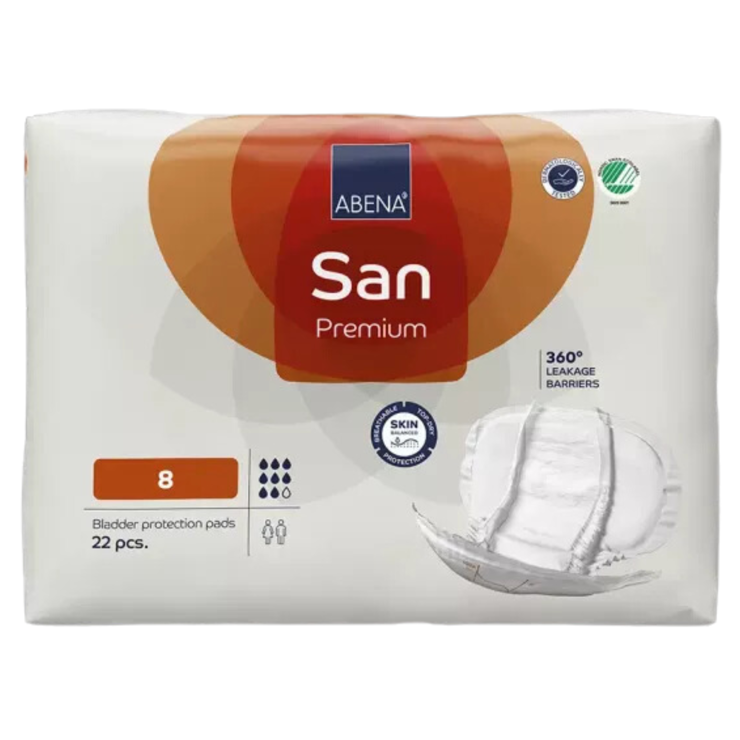 ABENA San Premium Einlagen, Größe: 8, Beutel 22 Stück