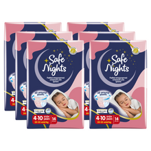 Babylino Safe Nights Girls Pants 4-10 Jahre, Beutel 14 Stück