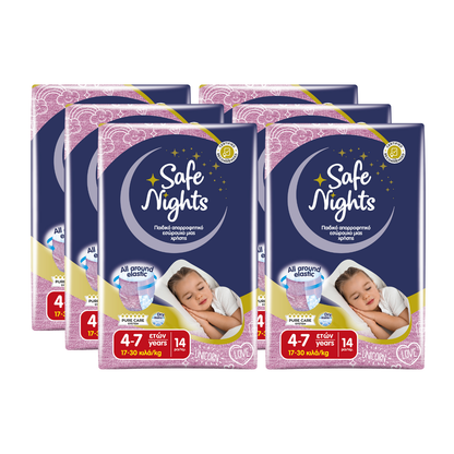 Babylino Safe Nights Girls Pants 4-7 Jahre