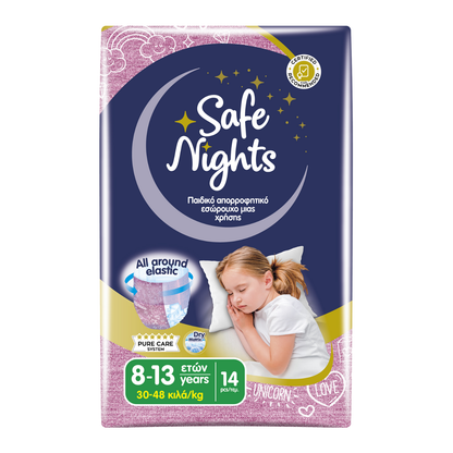 Babylino Safe Nights Girls Pants 8-13 Jahre