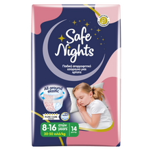 Babylino Safe Nights Girls Pants 8-16 Jahre, Beutel 14 Stück