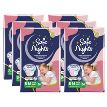 Babylino Safe Nights Girls Pants 8-16 Jahre, Beutel 14 Stück