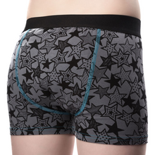 Dry & Cool Inkontinenz-Shorts Grey Star für Jungen, Tragebild hinten