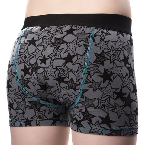 Dry & Cool Inkontinenz-Shorts Grey Star für Jungen