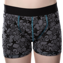 Dry & Cool Inkontinenz-Shorts Grey Star für Jungen, Tragebild vorne