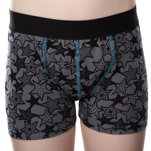 Dry & Cool Inkontinenz-Shorts Grey Star für Jungen