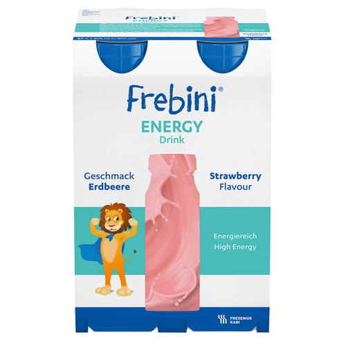 FREBINI Energy Drink Erdbeere, 24 x 200 ml