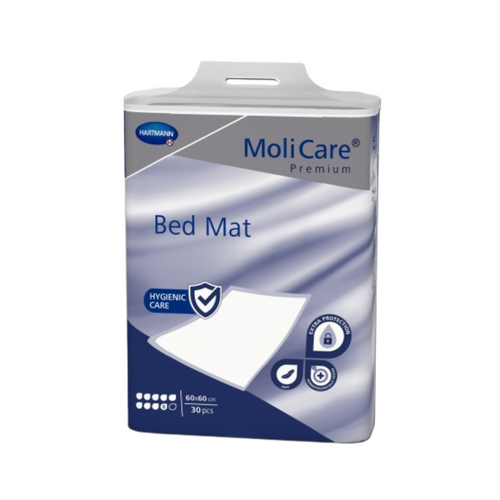 MoliCare Premium Bed Mat 9 Tropfen, Größe: 60 x 60 cm, Beutel 30 Stück