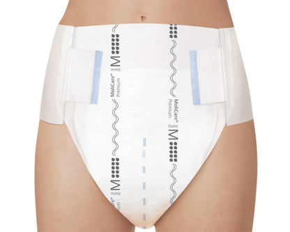 MoliCare Premium Elastic 10 Tropfen, Slip, Angezogen