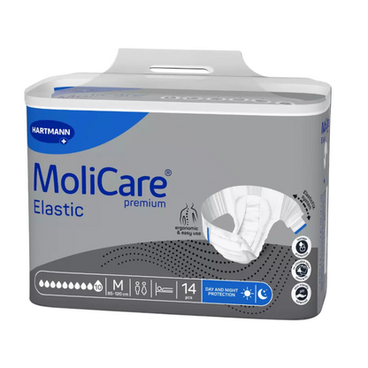 MoliCare Premium Elastic 10 Tropfen, Größe: M, Beutel 14 Stück