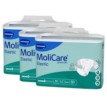 MoliCare Premium Elastic 5 Tropfen, Größe: M, Sparpaket (3 x 30 Stück)