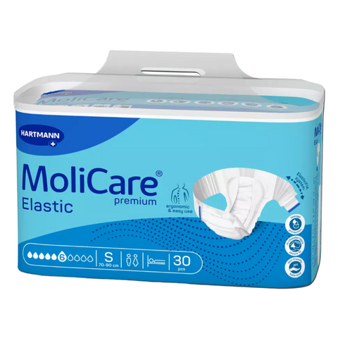 MoliCare Premium Elastic 6 Tropfen, Größe: S, Beutel 30 Stück