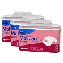MoliCare Premium Elastic 7 Tropfen, Größe: S, Sparpaket (3 x 30 Stück)