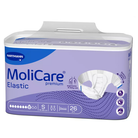 MoliCare Premium Elastic 8 Tropfen , Größe: S, Beutel 26 Stück