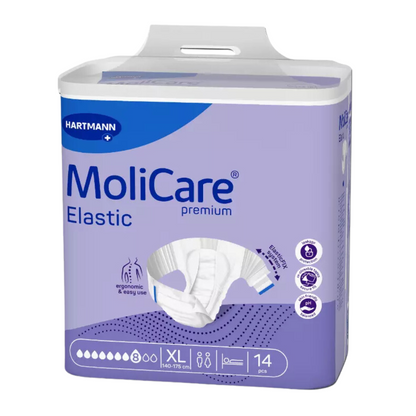 MoliCare Premium Elastic 8 Tropfen, Größe: XL, Beutel 14 Stück