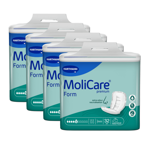 MoliCare Premium Form extra 5 Tropfen, Sparpaket (4 x 32 Stück)