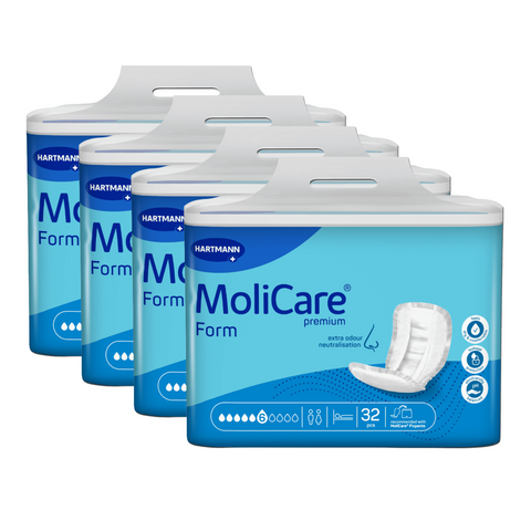 MoliCare Premium Form extra plus 6 Tropfen, Sparpaket (4 x 32 Stück)