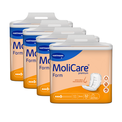 MoliCare Premium Form normal plus 4 Tropfen, Sparpaket (4 x 32 Stück)