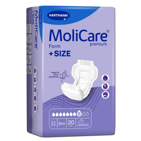 MoliCare Premium Form +SIZE 8 Tropfen, Beutel 20 Stück