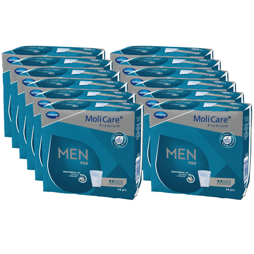 MoliCare Premium MEN PAD 2 Tropfen, Sparpaket (12 x 14 Stück)