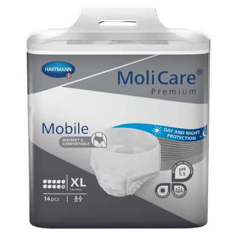 MoliCare Premium Mobile 10 Tropfen, Größe: XL, Beutel 14 Stück