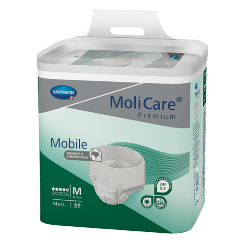 MoliCare Premium Mobile 5 Tropfen, Größe: M, Beutel 14 Stück