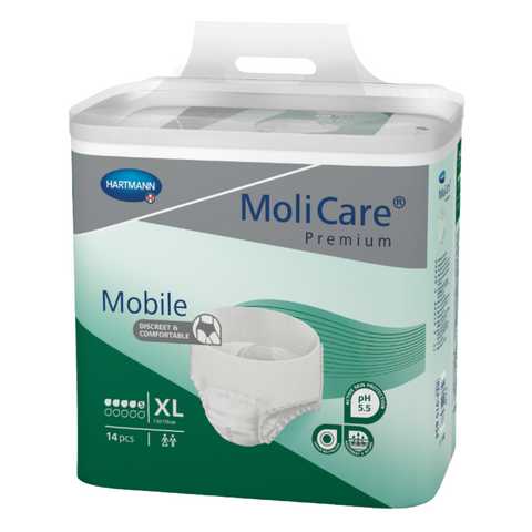 MoliCare Premium Mobile 5 Tropfen, Größe: XL, Beutel 14 Stück