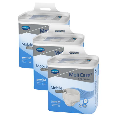 MoliCare Premium Mobile 6 Tropfen, Größe: M, Sparpaket (3 x 14 Stück)